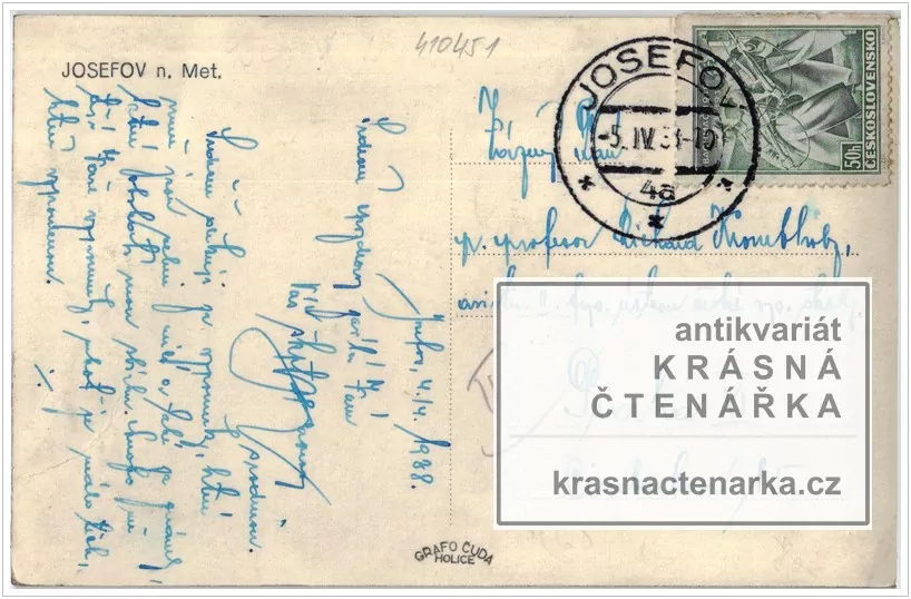 JAROMĚŘ - JOSEFOV (náměstí i kašna)