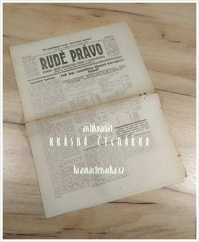 RUDÉ PRÁVO, číslo 133 / 1924