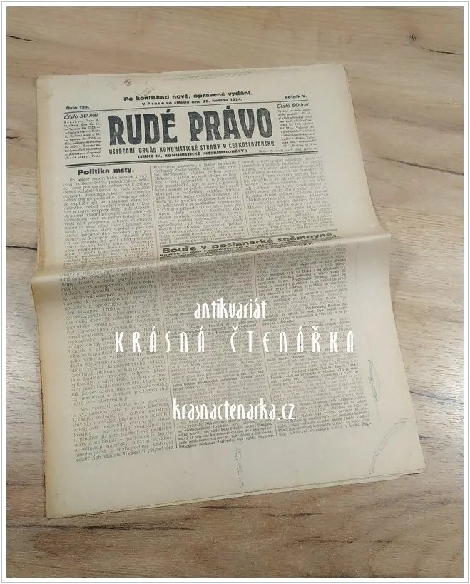 RUDÉ PRÁVO, číslo 125 / 1924