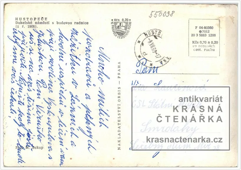 HUSTOPEČE, Dukelské náměstí i s radnicí