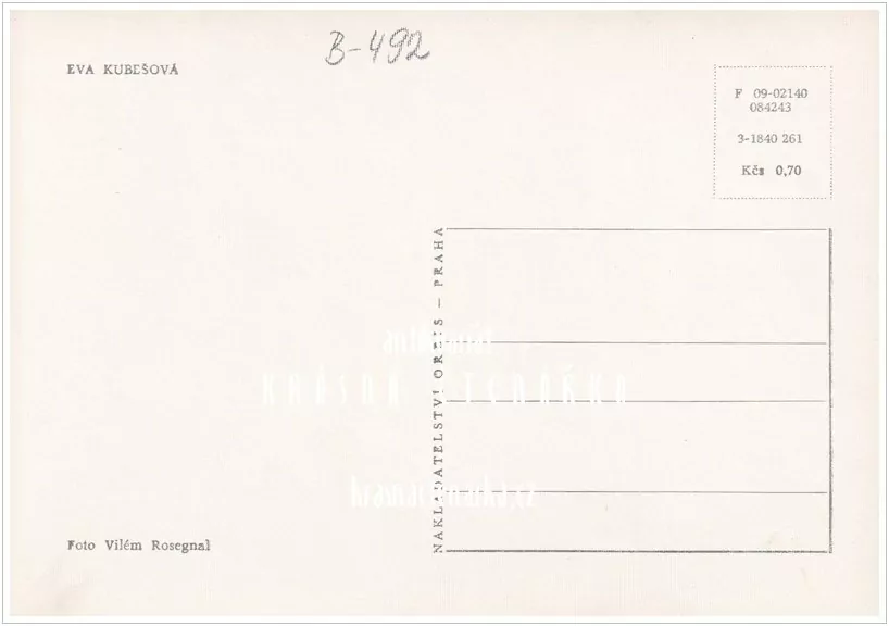 EVA KUBEŠOVÁ (fot. Rosegnal Vilém)