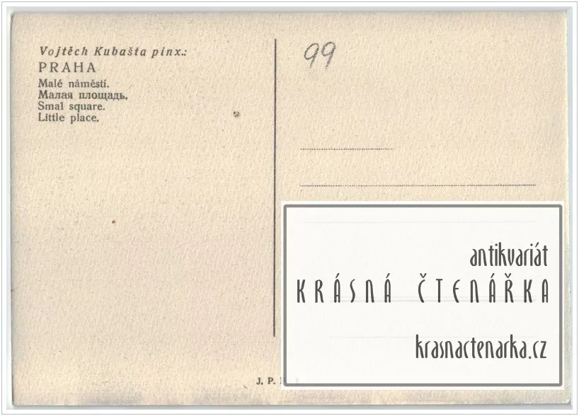 PRAHA, Malé náměstí (il. Kubašta Vojtěch)