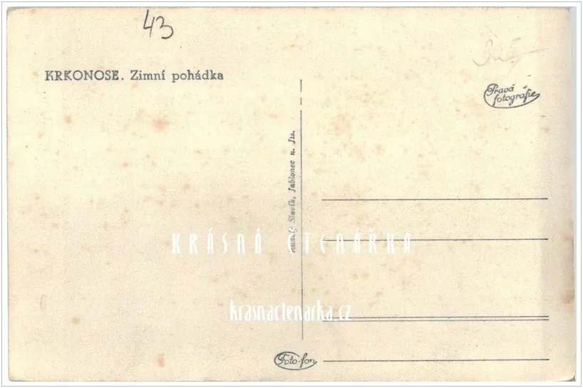 KRKONOŠE v zimě