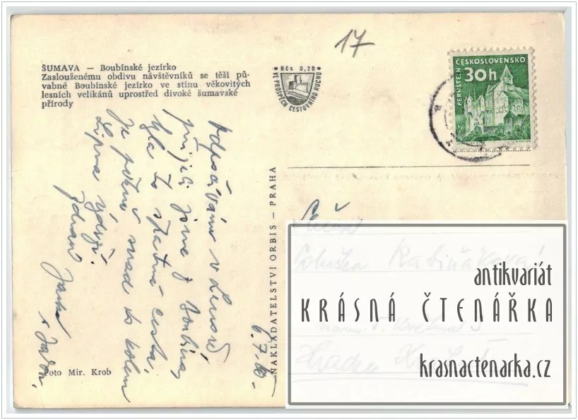 Přírodní rezervace BOUBÍNSKÝ PRALES, Boubínské jezírko