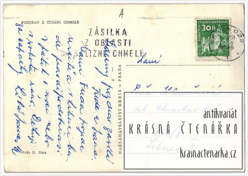 POZDRAV Z ČESÁNÍ CHMELE a Z CHMELOVÉ BRIGÁDY