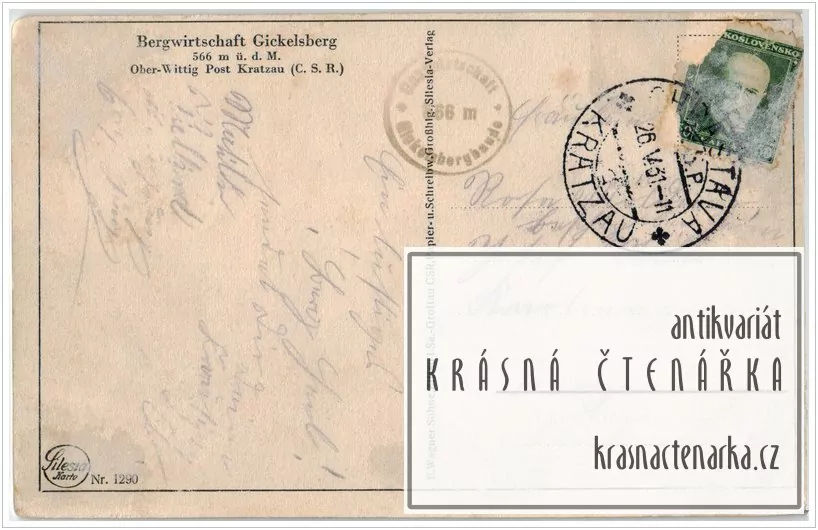 CHRASTAVA - HORNÍ VÍTKOV, Restaurace Výhledy / Gickelsberg