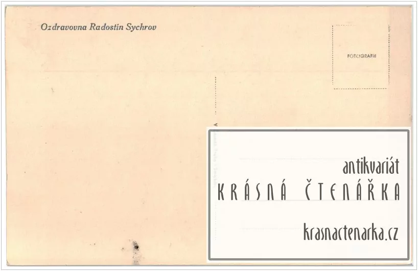 SYCHROV - RADOSTÍN, Ozdravovna