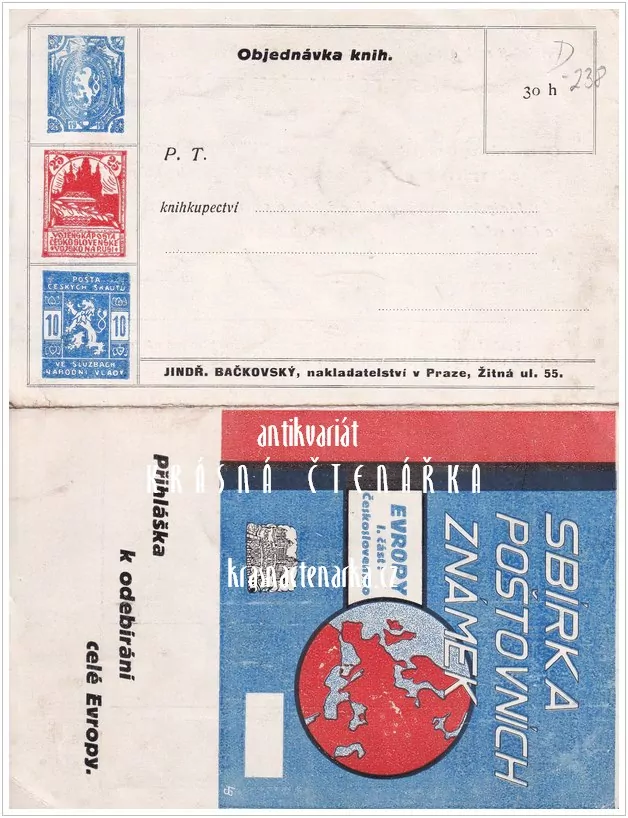 Objednávkový lístek: SBÍRKA POŠTOVNÍCH ZNÁMEK