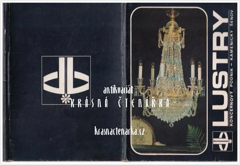 REKLAMNÍ pohlednice: LUSTRY KAMENICKÝ ŠENOV (konvolut 9 ks)
