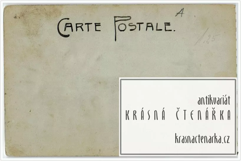 RUČNĚ MALOVANÁ pohlednice: HORSKÁ KRAJINA