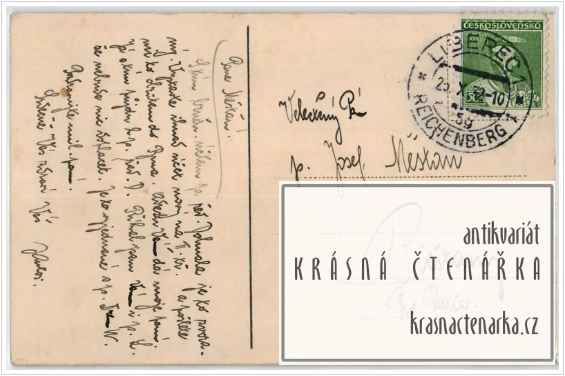 LIBEREC, Radnice, náměstí a také Metznerova kašna