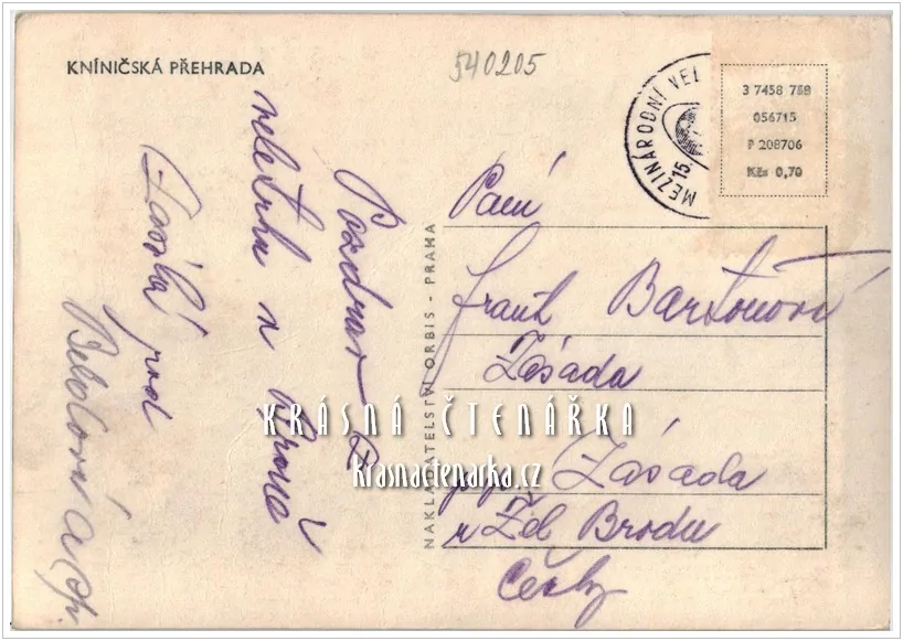 BRNĚNSKÁ PŘEHRADA s plachetnicemi, dříve Kníničská