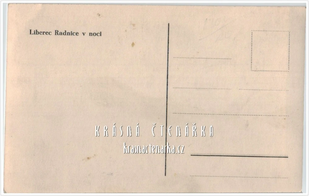 LIBEREC, Radnice v noci
