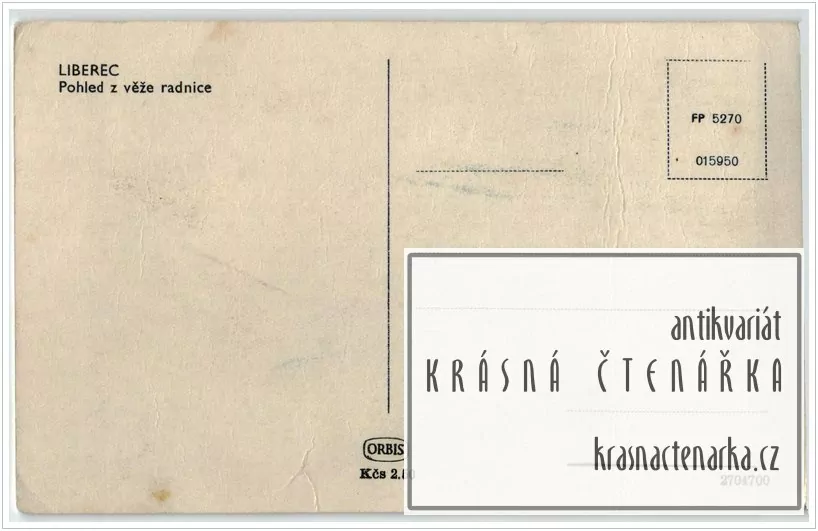 LIBEREC, Pohled z věže radnice