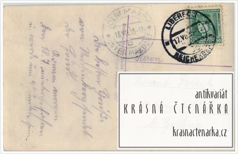 LIBEREC, Kousek radnice a náměstí