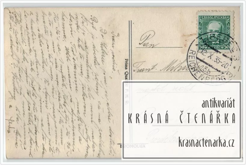 LIBEREC, Přehrada, v. n. Starý Harcov