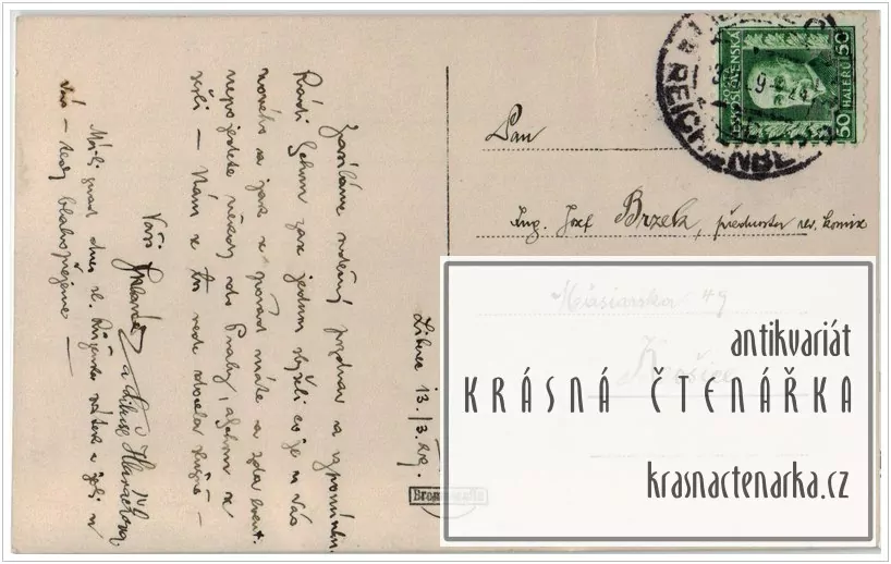 LIBEREC, Přehrada, v. n. Starý Harcov
