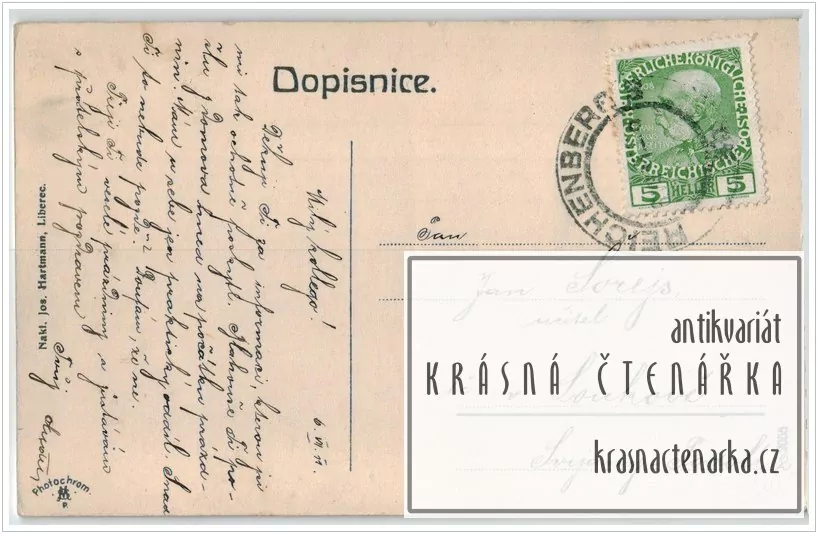 LIBEREC, Přehrada, v. n. Starý Harcov