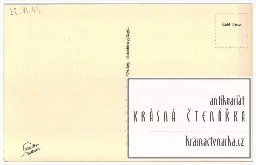 LIBEREC, Přehrada, v. n. Starý Harcov