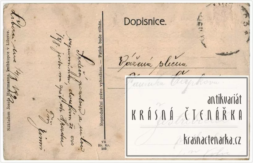LIBEREC, Přehrada, v. n. Starý Harcov