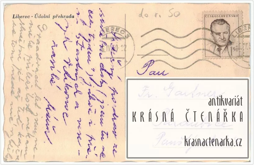 LIBEREC, Přehrada, v. n. Starý Harcov