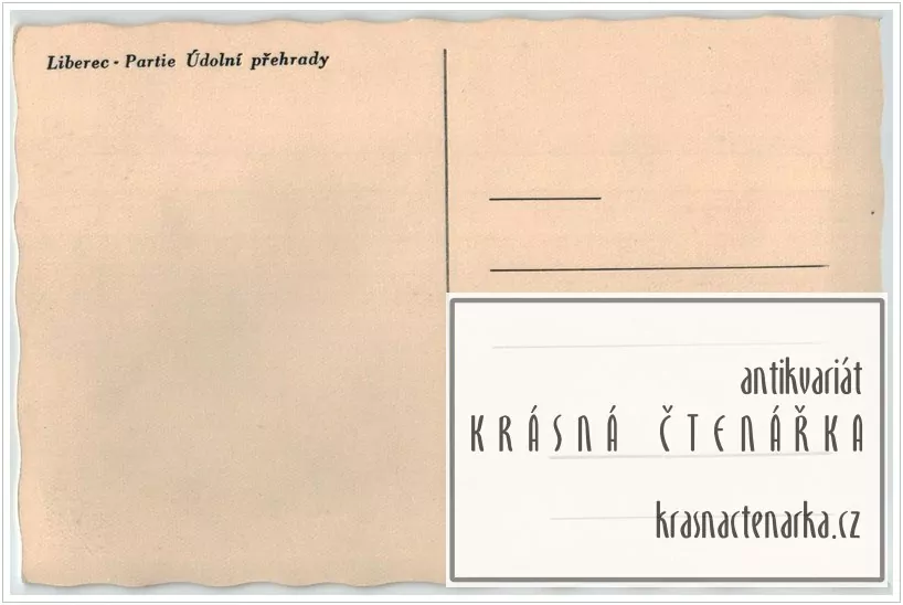 LIBEREC, Přehrada, v. n. Starý Harcov