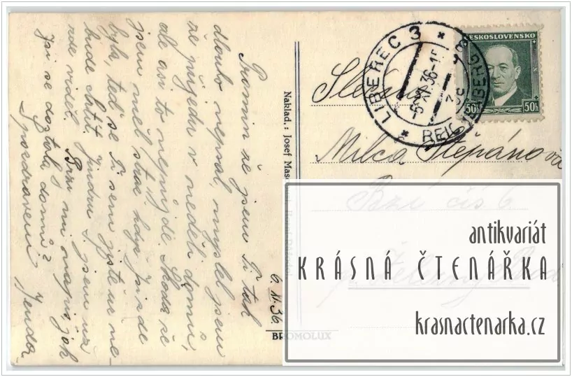 LIBEREC, Přehrada, v. n. Starý Harcov