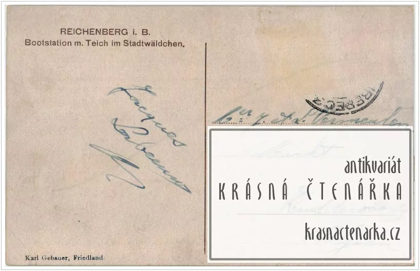 LIBEREC, Labutí jezírko a restaurace Rybářská bašta