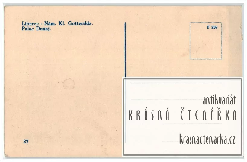 LIBEREC, Soukenné náměstí a palác Dunaj