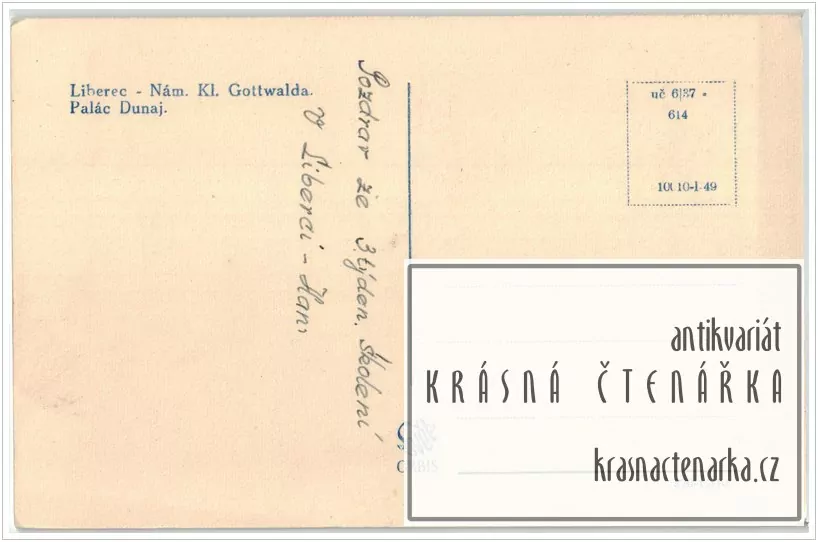 LIBEREC, Soukenné náměstí a palác Dunaj