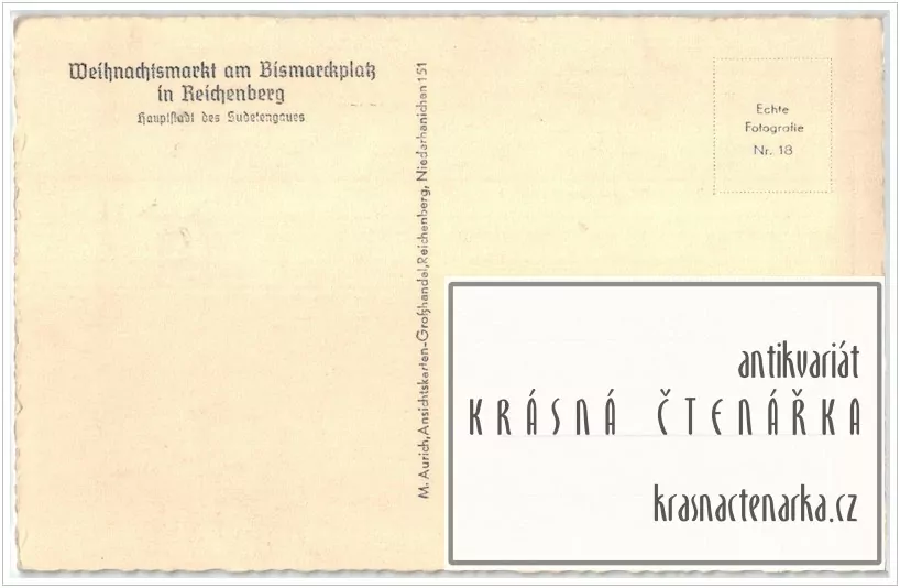 LIBEREC, Sokolovské náměstí a vánoční trhy