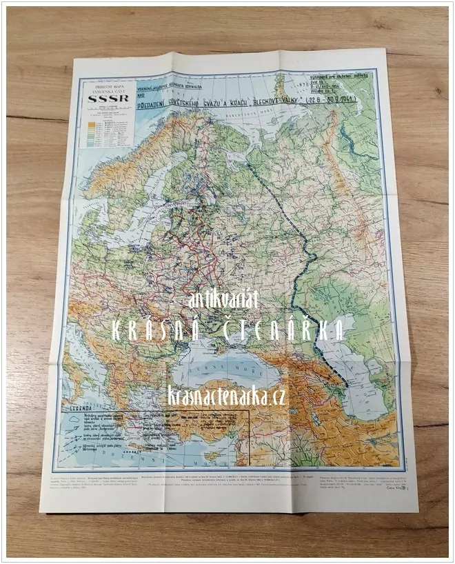 MAPA: PŘEPADENÍ SOVĚTSKÉHO SVAZU A KRACH "BLESKOVÉ VÁLKY" (22.6. - 30.9. 1941)