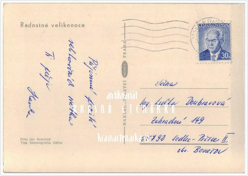 Přání VELIKONOČNÍ (f-521) 