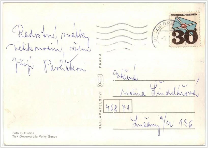 Přání VELIKONOČNÍ (f-500)