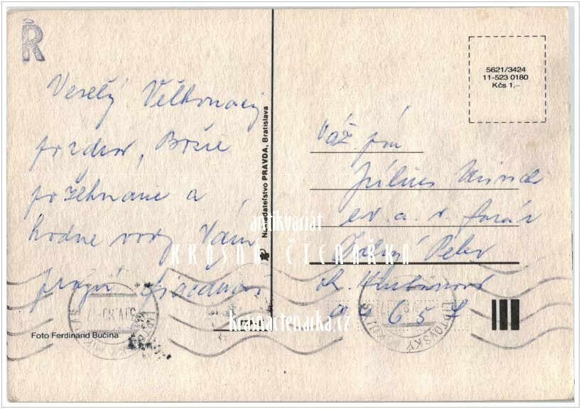 Přání VELIKONOČNÍ (f-495)