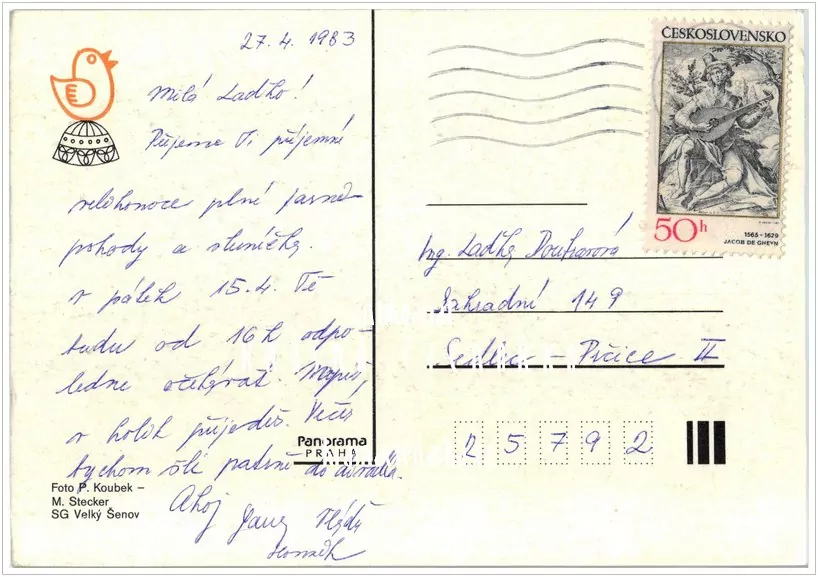 Přání VELIKONOČNÍ (f-478)