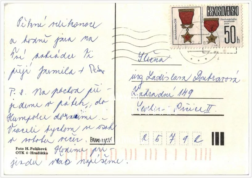 Přání VELIKONOČNÍ (f-477)