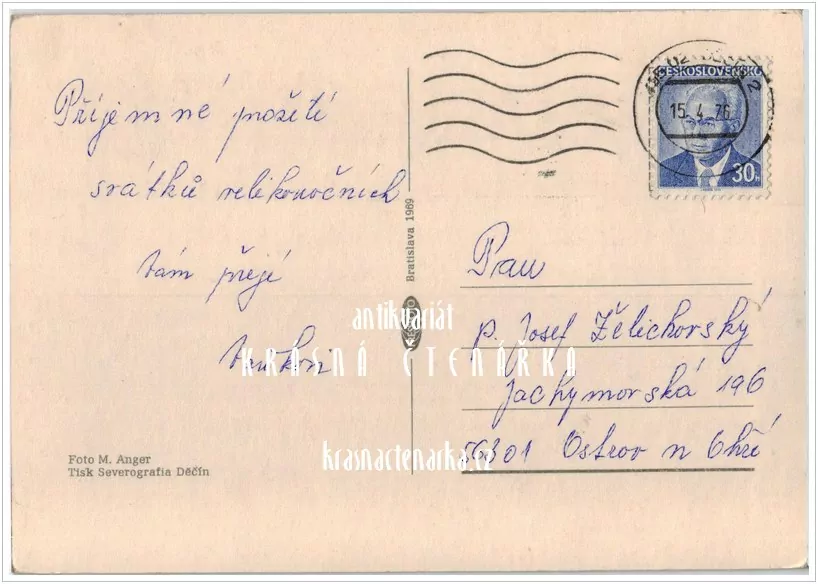 Přání VELIKONOČNÍ (f-467)