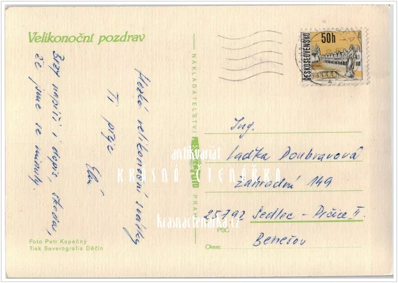 Přání VELIKONOČNÍ (f-466)