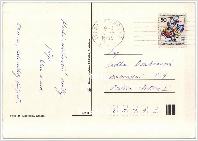 Přání VELIKONOČNÍ (f-527)