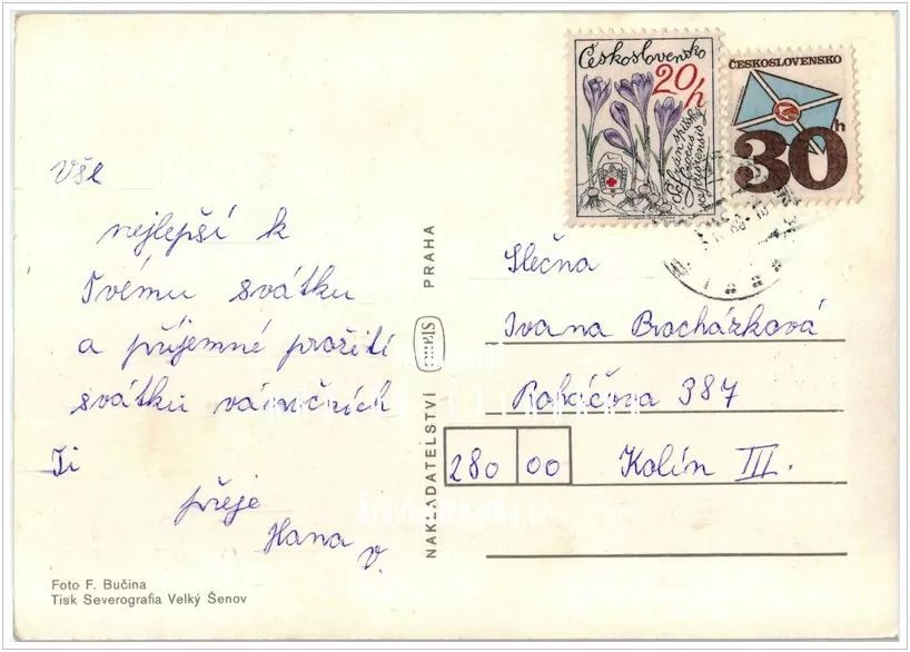 Přání VELIKONOČNÍ (f-564)