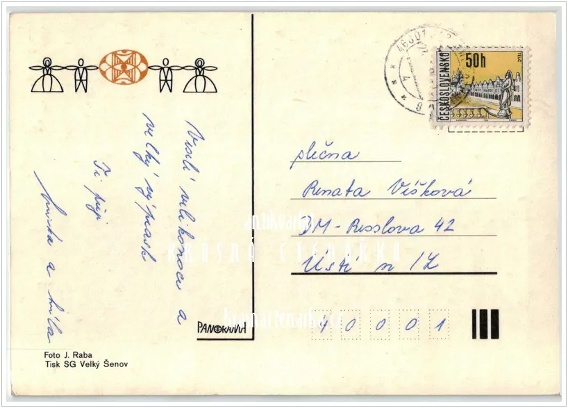 Přání VELIKONOČNÍ (f-556)