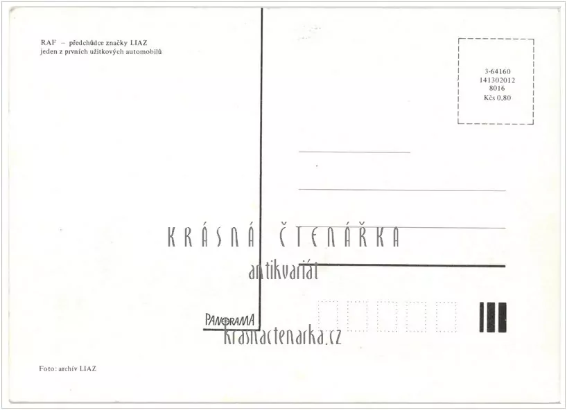 UŽITKOVÝ AUTOMOBIL RAF