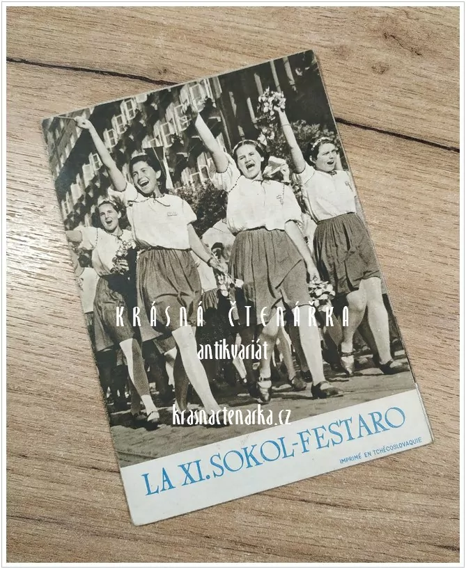 XI. SOKOLSKÝ SLET v roce 1938, leták psaný v esperantu