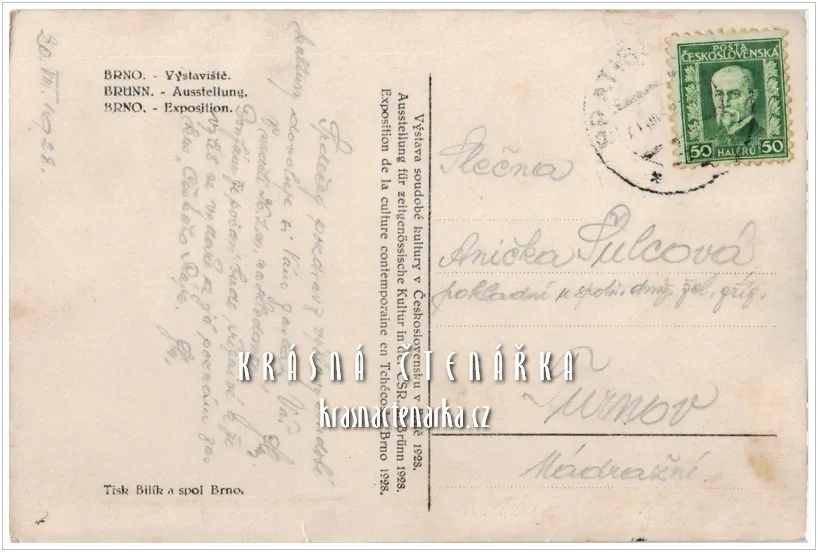 BRNO, Státní jubilejní výstava soudobé kultury 1928