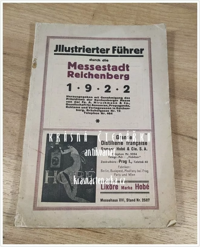 ILLUSTRIERTE FÜHRER DURCH DIE MESSESTADT REICHENBERG 1922 (Liberec)