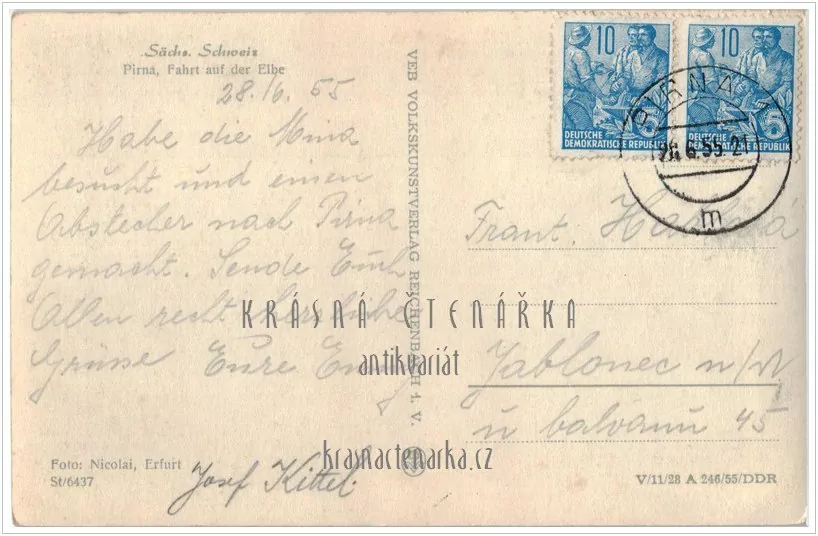 PARNÍK na Labi u Pirny