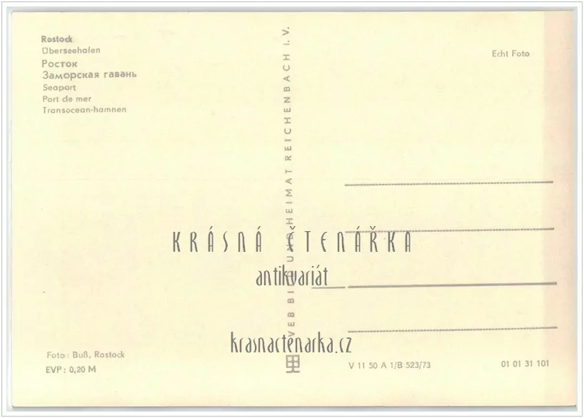 PŘÍSTAVIŠTĚ ve městě Rostock