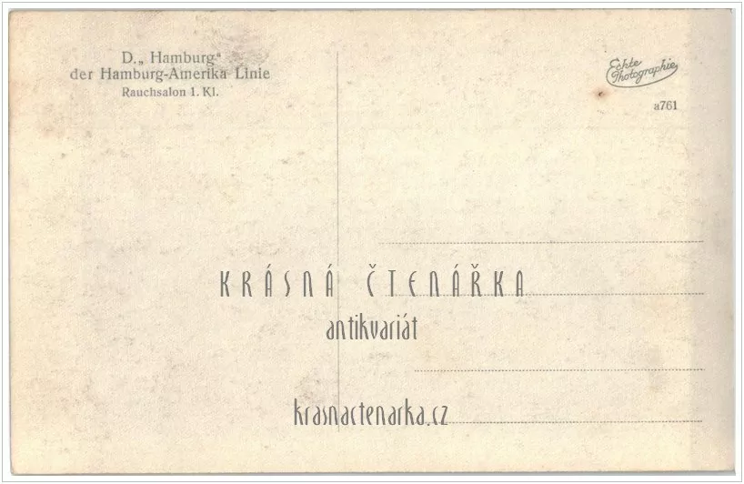 INTERIÉR LODI HAMBURG, Hamburg America Linie