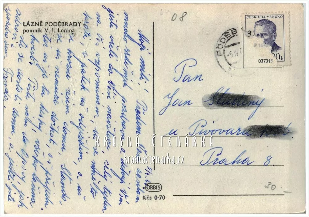 PODĚBRADY, Pomník V. I. Lenina v lázeňském parku